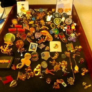 Pin lot collection 114 pieces